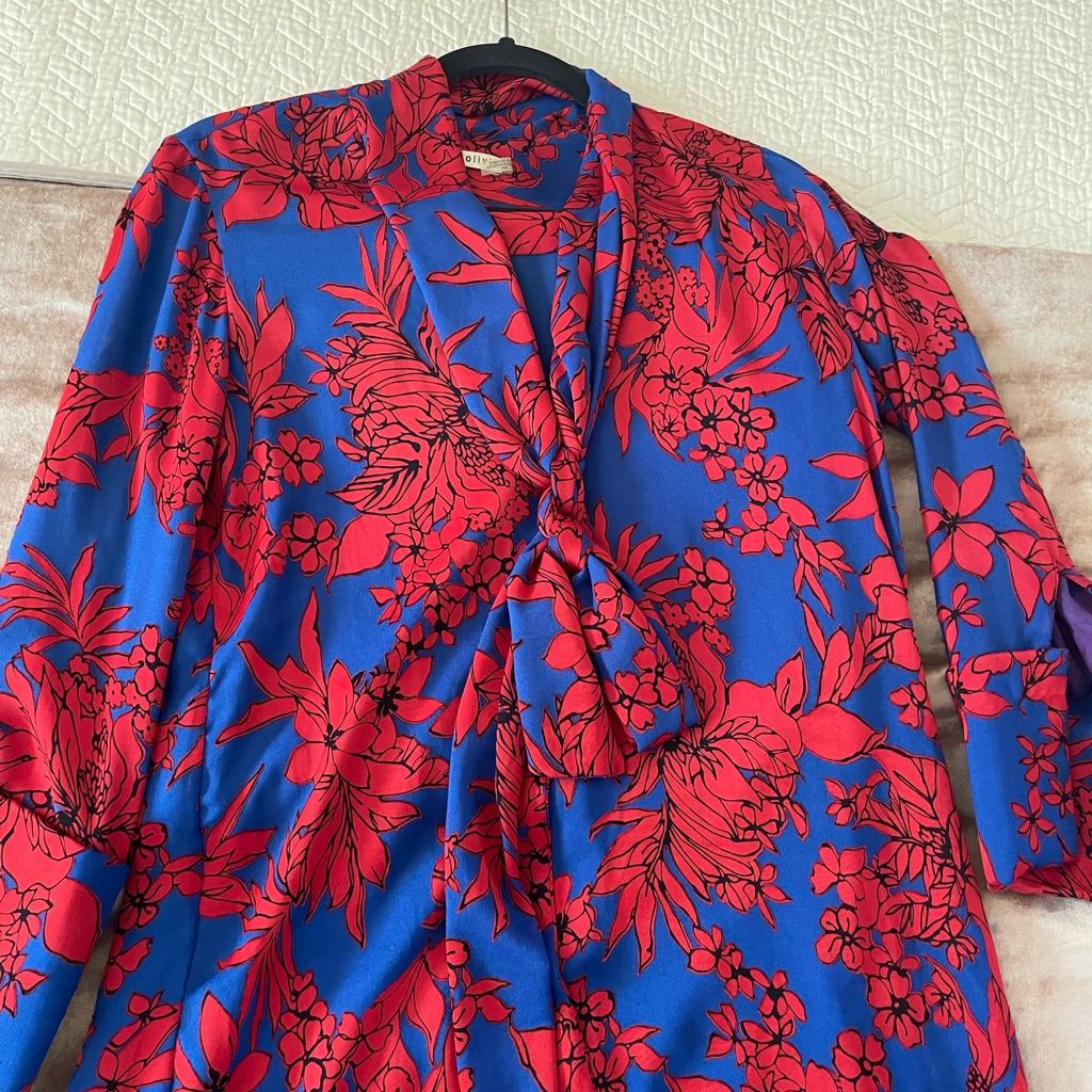 Vibrant Floral Shift Dress